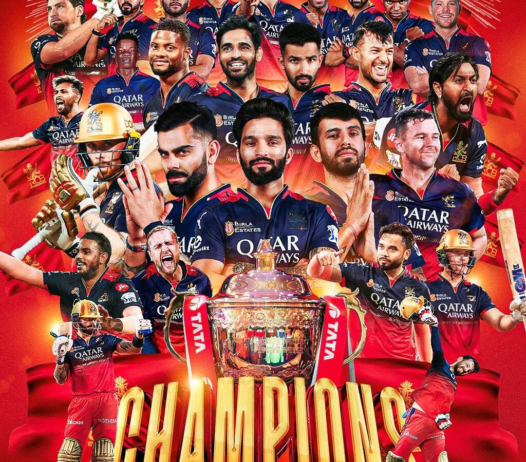 RCB WINS IPL 2025