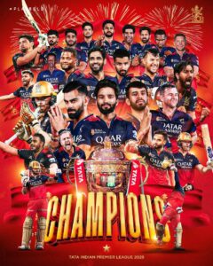 RCB WINS IPL 2025