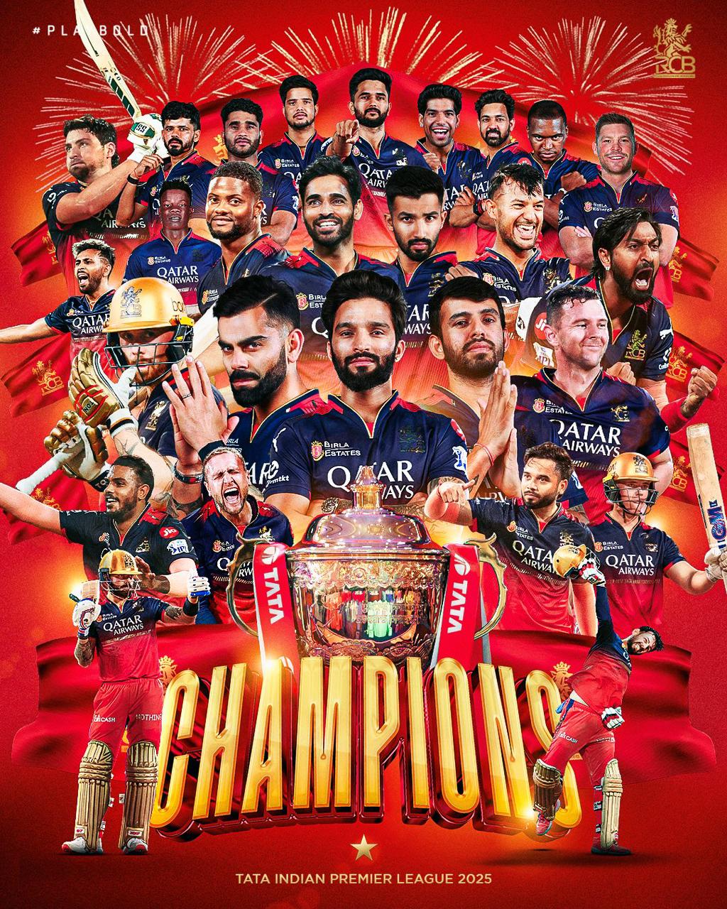 RCB WINS IPL 2025
