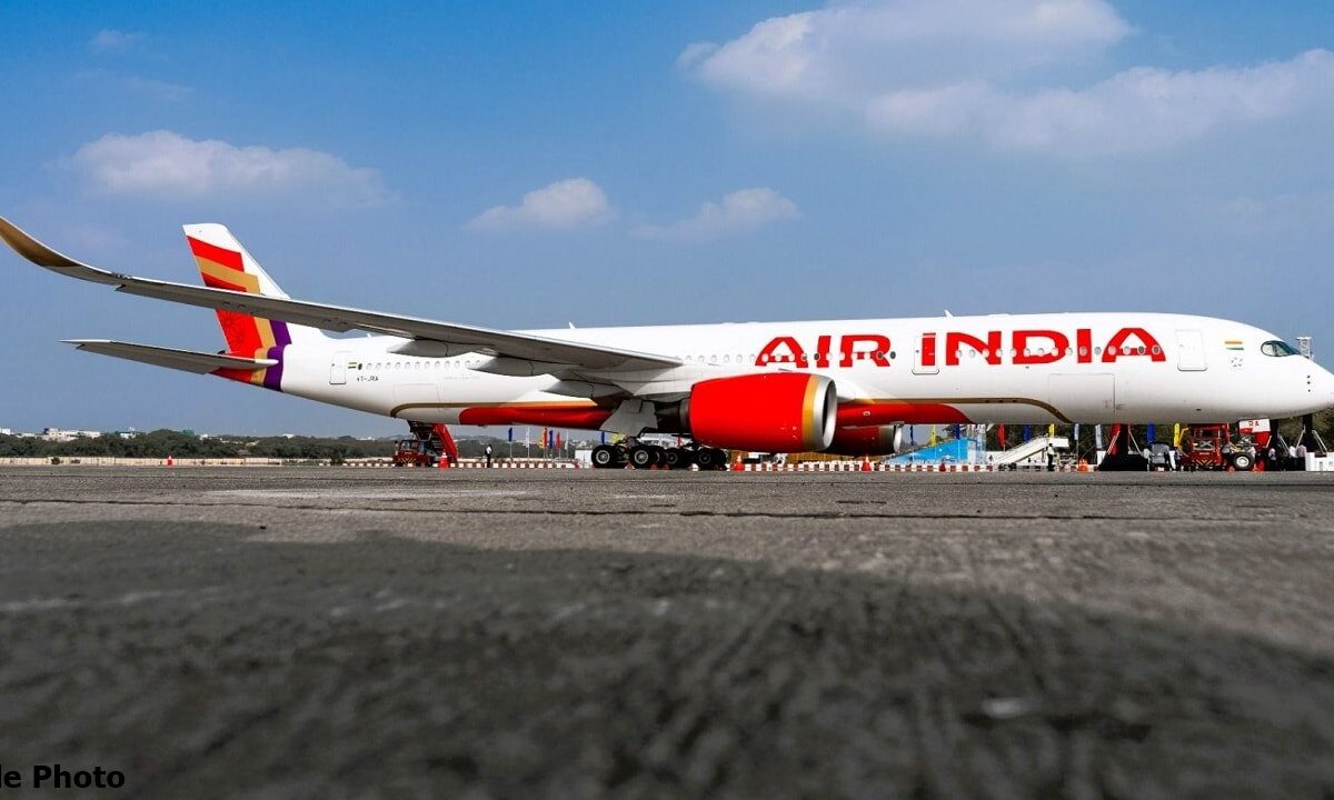 एयर इंडिया फ्लाइट आग