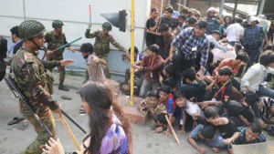 बांग्लादेश छात्र प्रदर्शन ढाका
