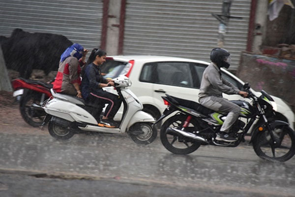 राजस्थान छत्तीसगढ़ में भारी बारिश