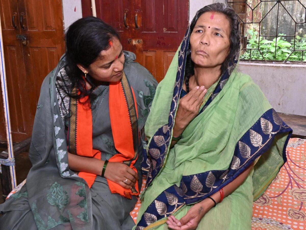 बस्तर वृद्धा आश्रम निरीक्षण