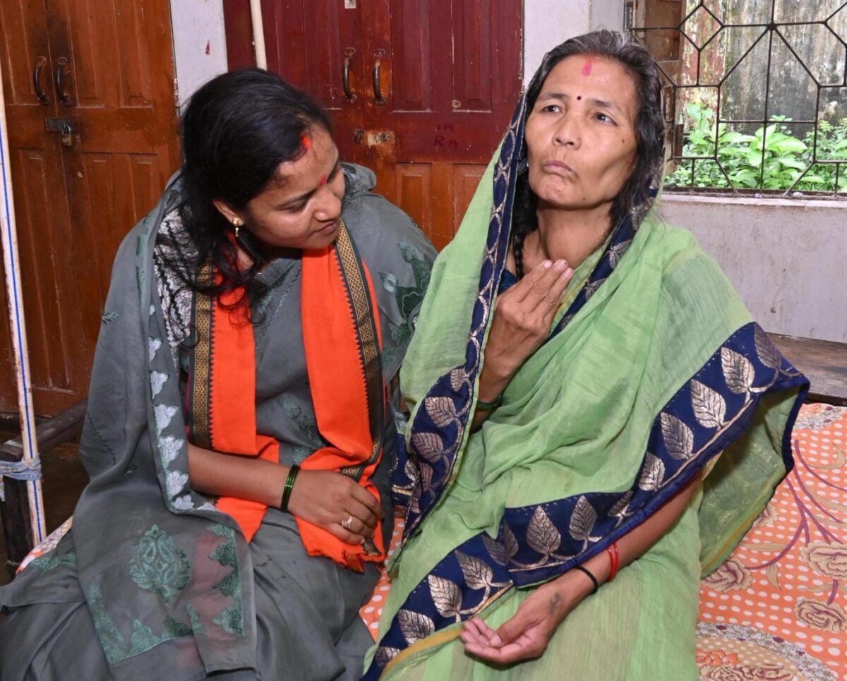 बस्तर वृद्धा आश्रम निरीक्षण