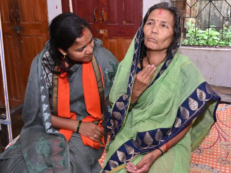 बस्तर वृद्धा आश्रम निरीक्षण