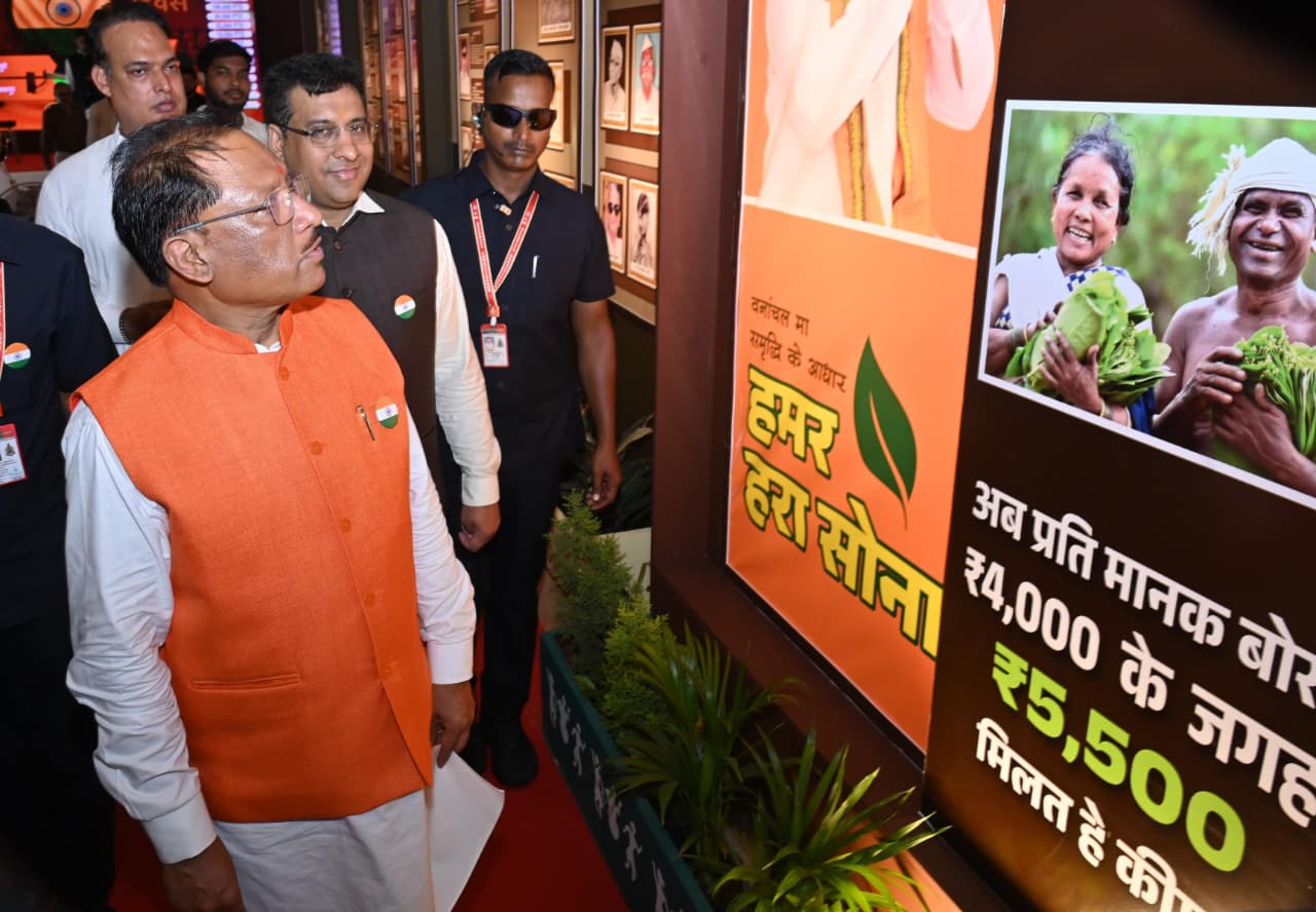 रायपुर टाउन हॉल प्रदर्शनी