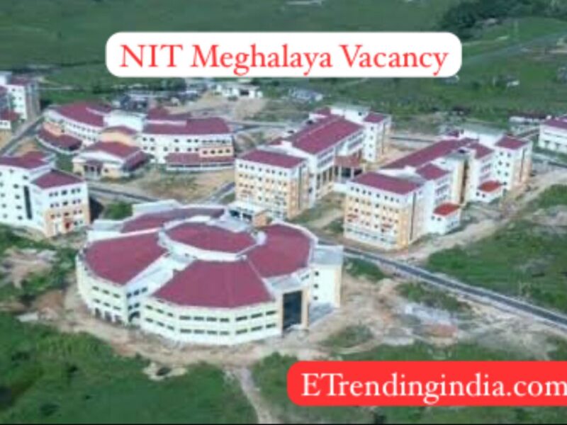 NIT मेघालय भर्ती 2025
