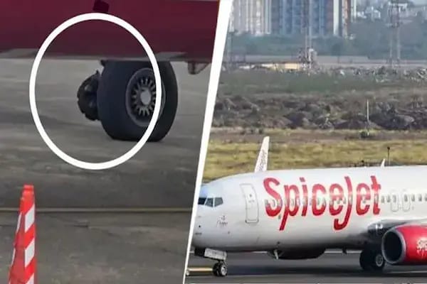 स्पाइसजेट विमान हादसा