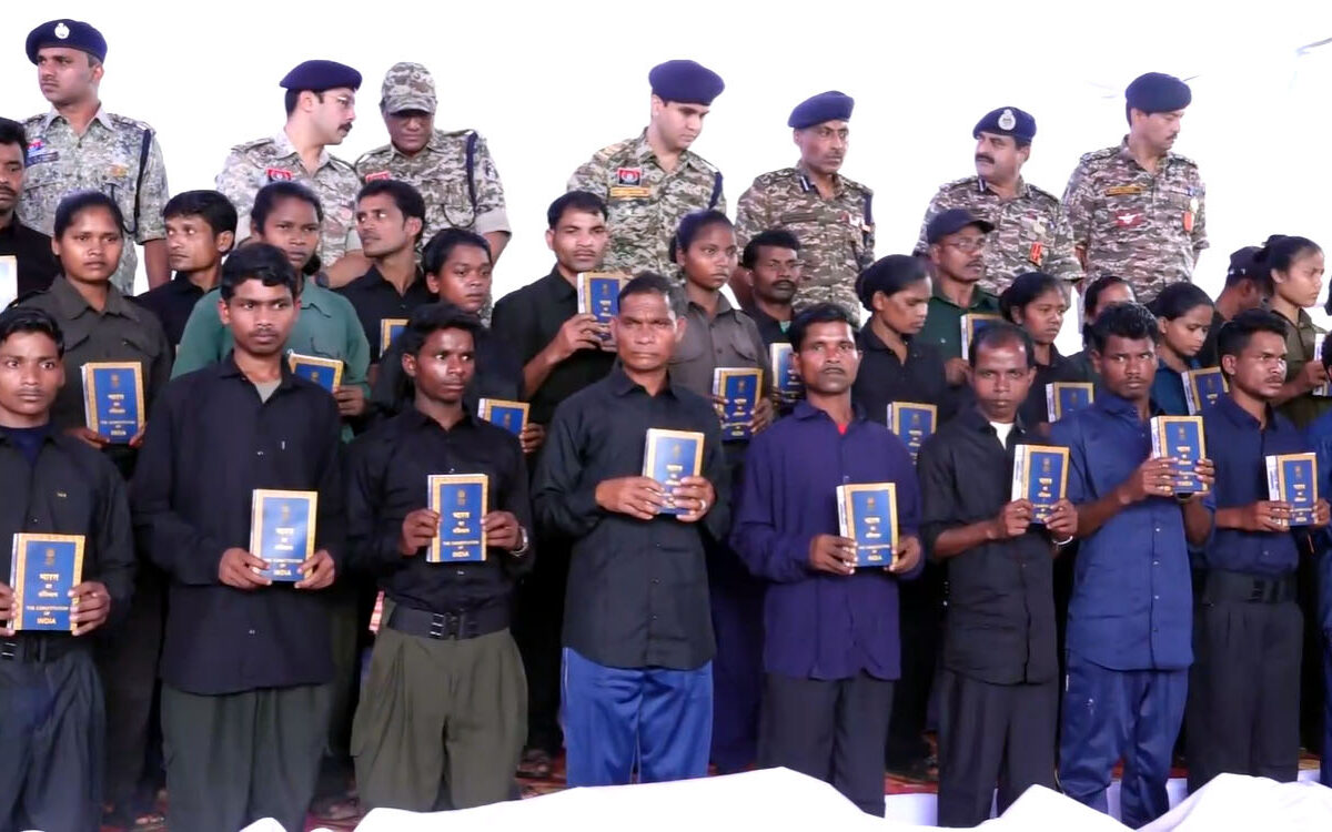 Historic surrender in Chhattisgarh