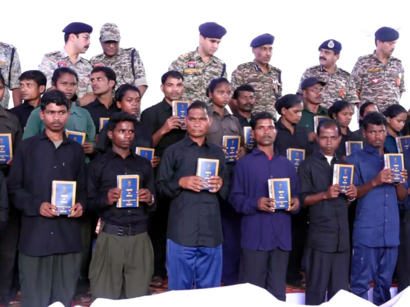 Historic surrender in Chhattisgarh