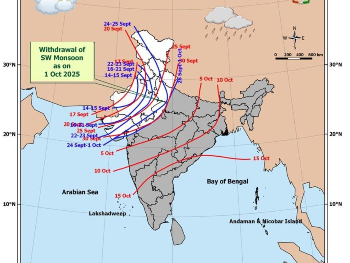IMD बारिश का पूर्वानुमान दशहरा