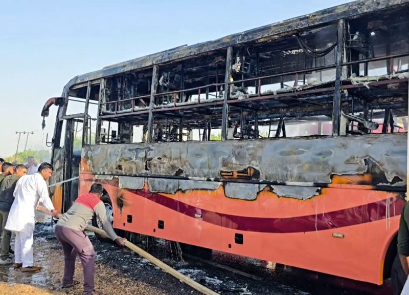 Jaisalmer bus fire
