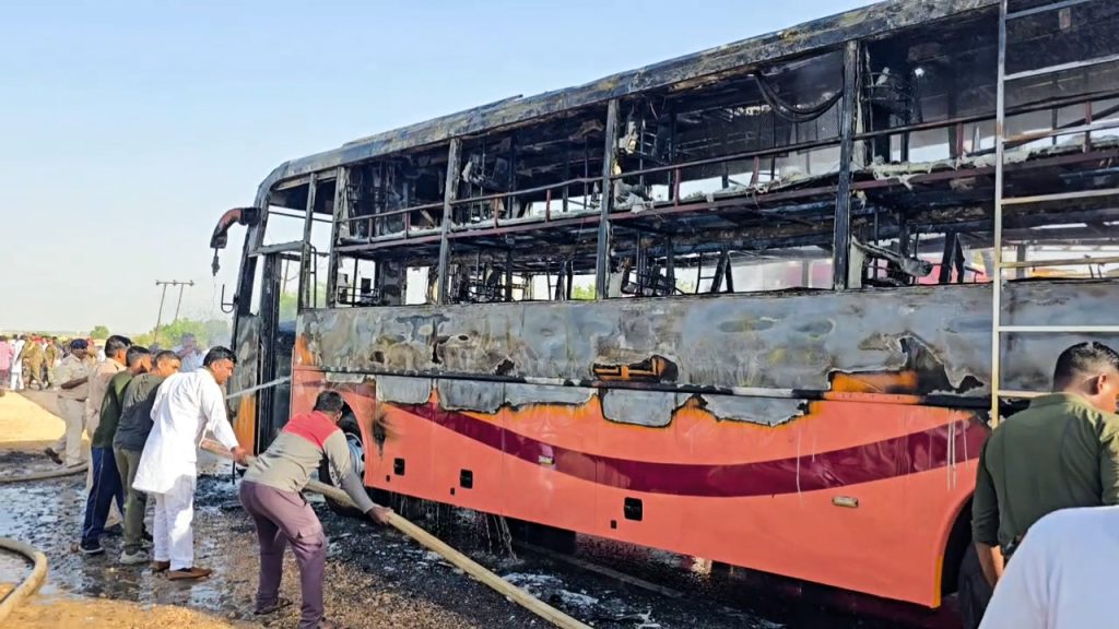 Jaisalmer bus fire