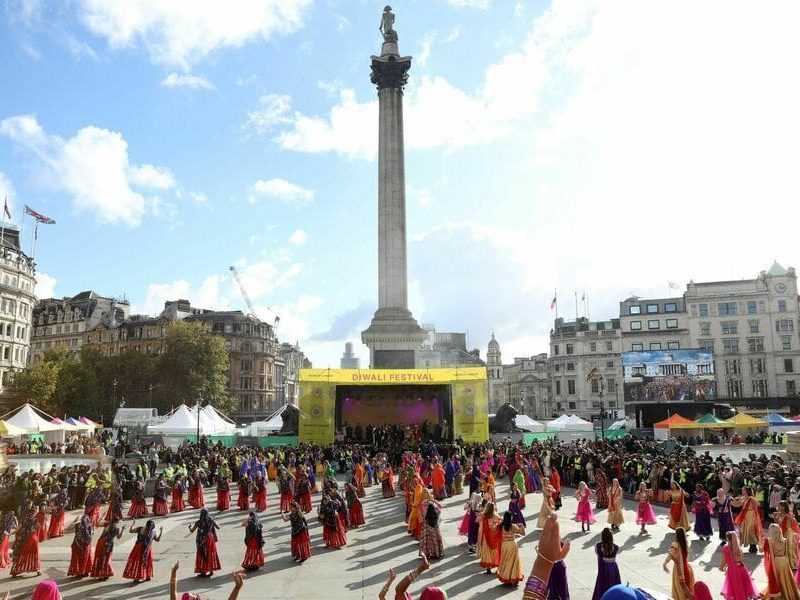 London celebrates 'Diwali on the Square'