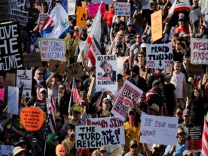 Protests Across U.S. Against Trump Administration
