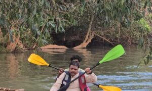 bamboo boat