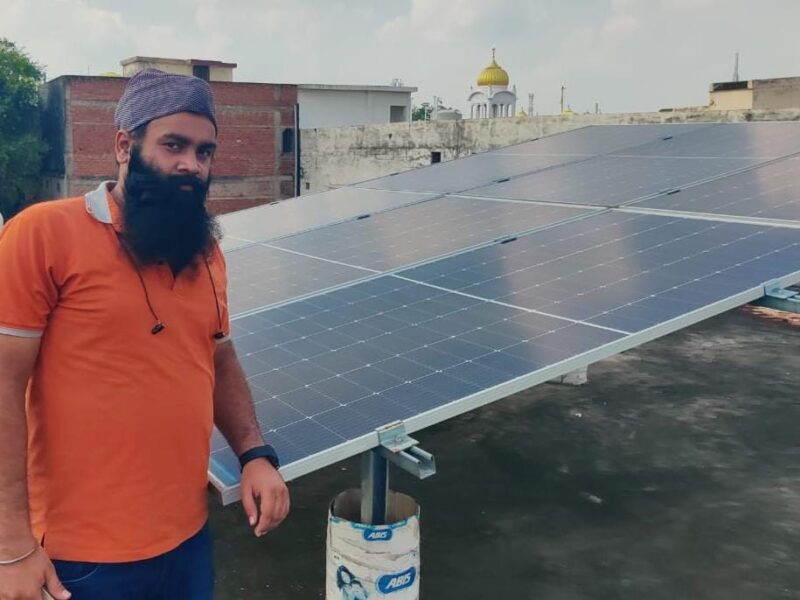 mini powerhouse with solar rooftop