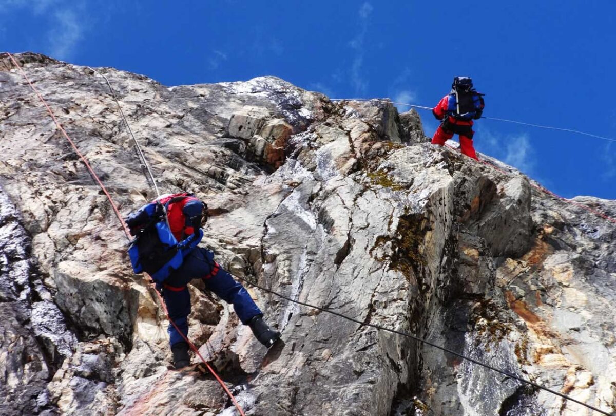 the heights of the Himalayas