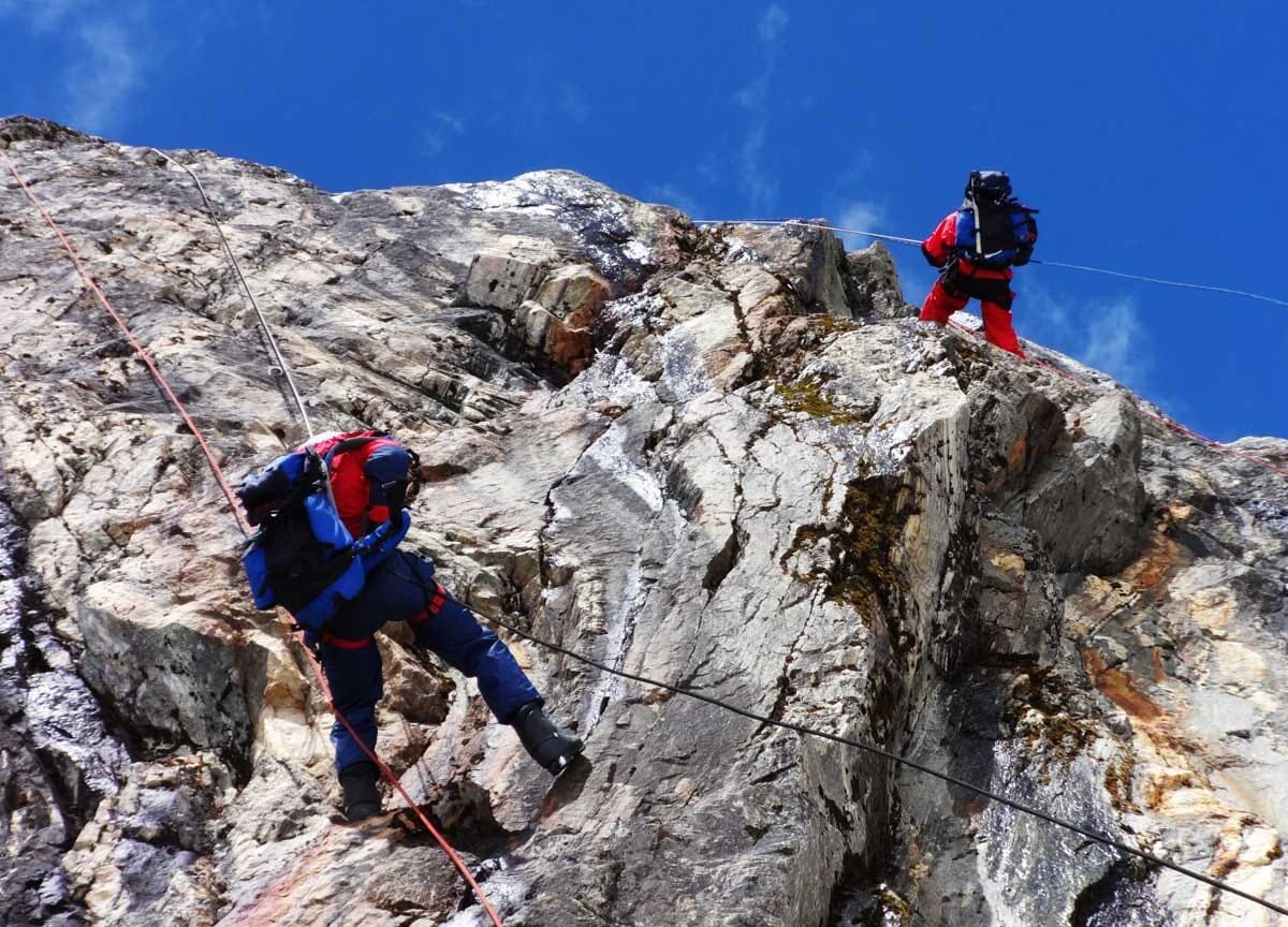 the heights of the Himalayas