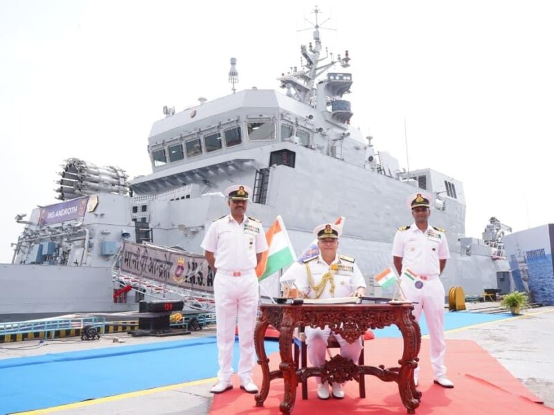 आईएनएस आन्द्रोत जलावतरण