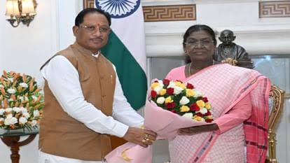 मुख्यमंत्री ने राष्ट्रपति से भेंट