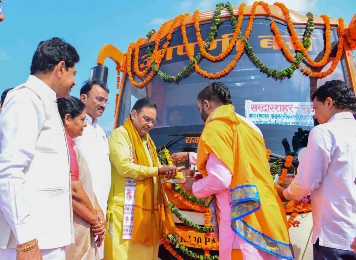 राजस्थान रोडवेज बसें लॉन्च