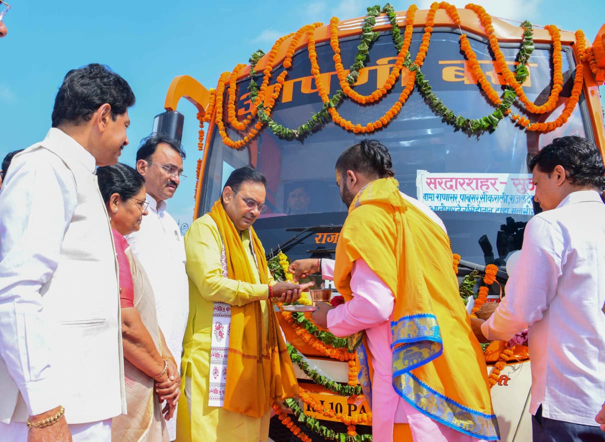 राजस्थान रोडवेज बसें लॉन्च