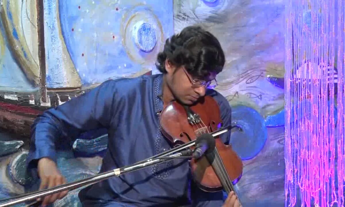 साकेत साहू वायलिन प्रस्तुति