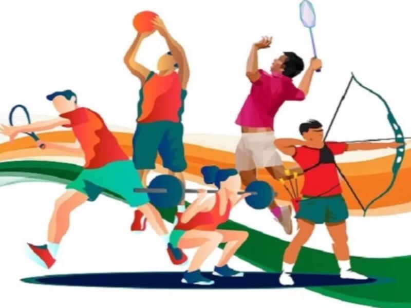 A big sports stadium