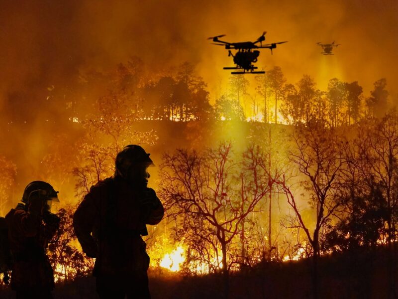 AI Firefighter Drone