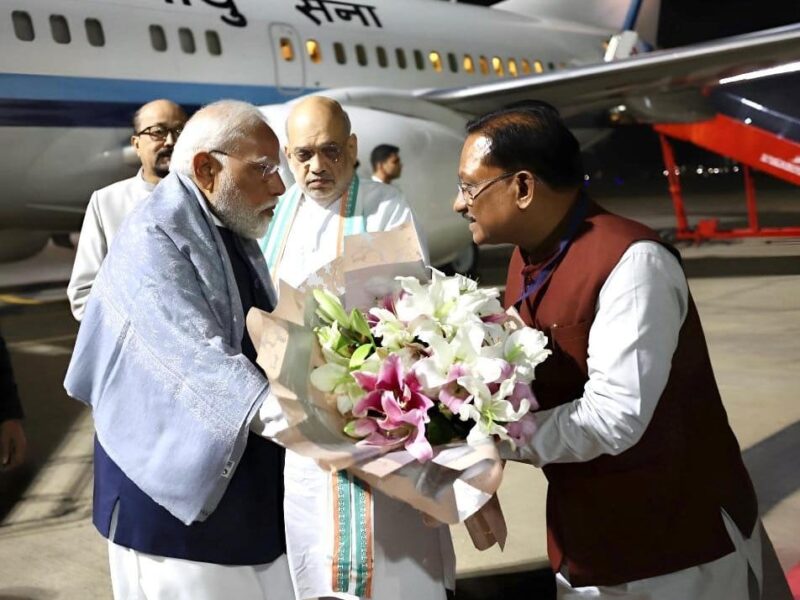 Chief Minister welcomes Prime Minister Shri Narendra Modi