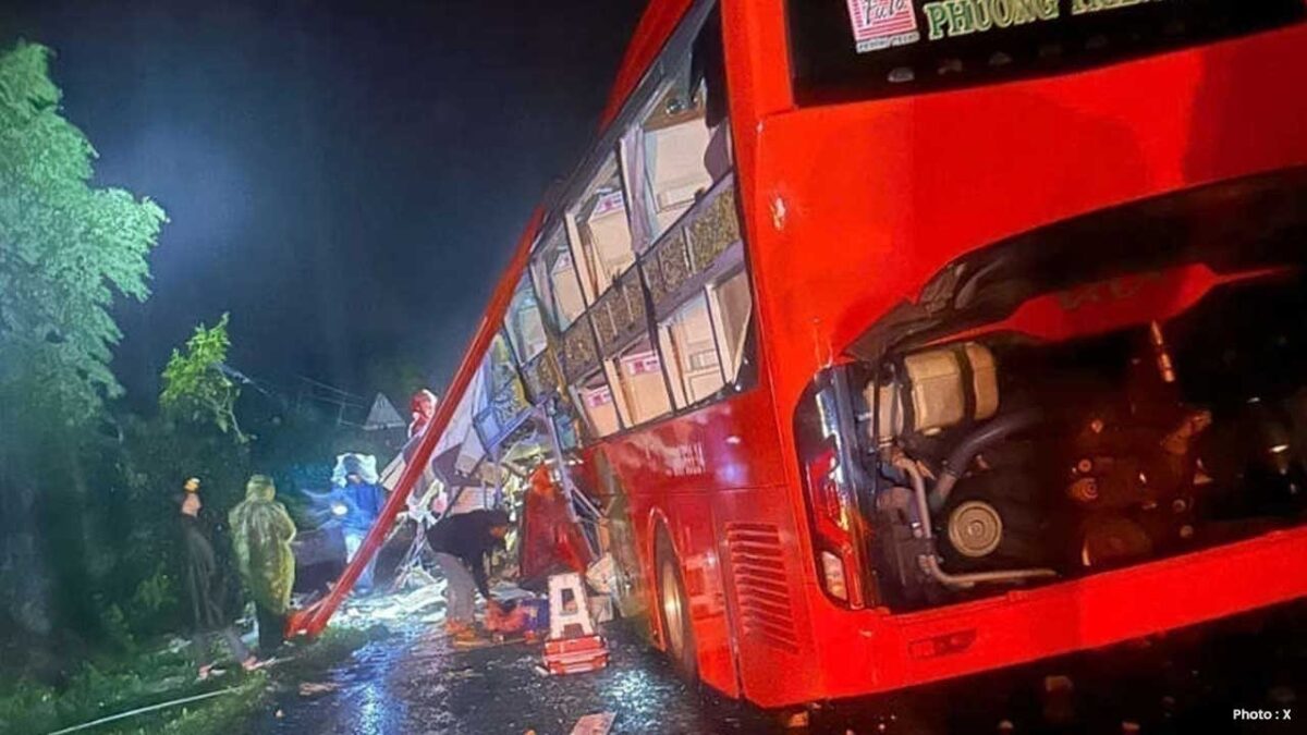 Landslide Hits Passenger Bus in Vietnam