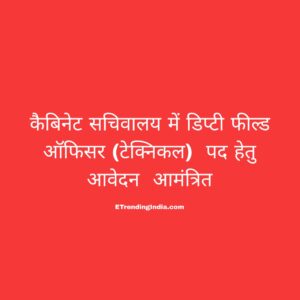 Deputy Field Officer