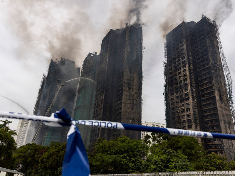 Hong Kong Apartment Fire Kills At Least 44 With Hundreds Missing