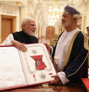 Prime Minister honoured with the Order of Oman