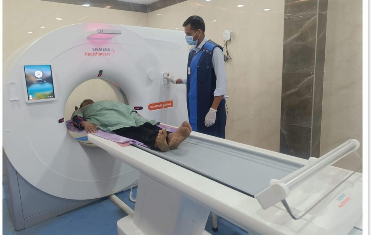 जिला अस्पताल सीटी स्कैन सुविधा