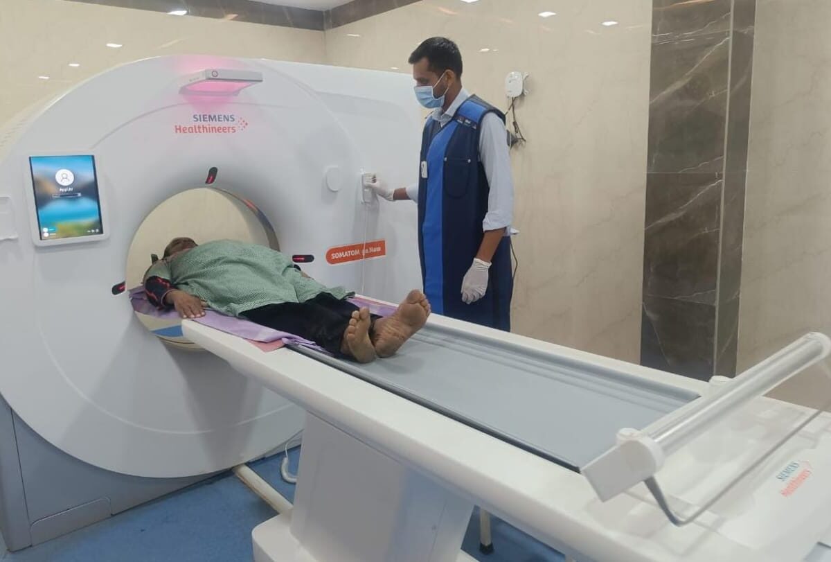 जिला अस्पताल सीटी स्कैन सुविधा