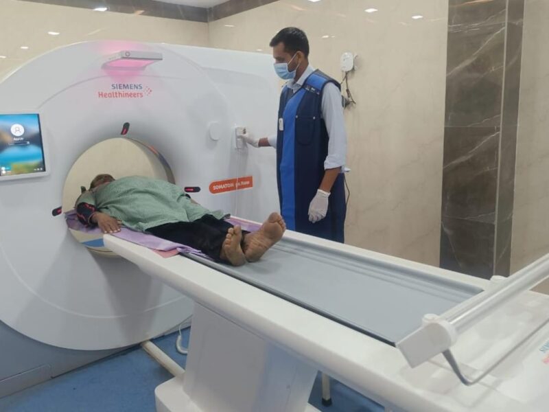जिला अस्पताल सीटी स्कैन सुविधा