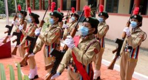 मंत्रीगणों को गार्ड ऑफ ऑनर