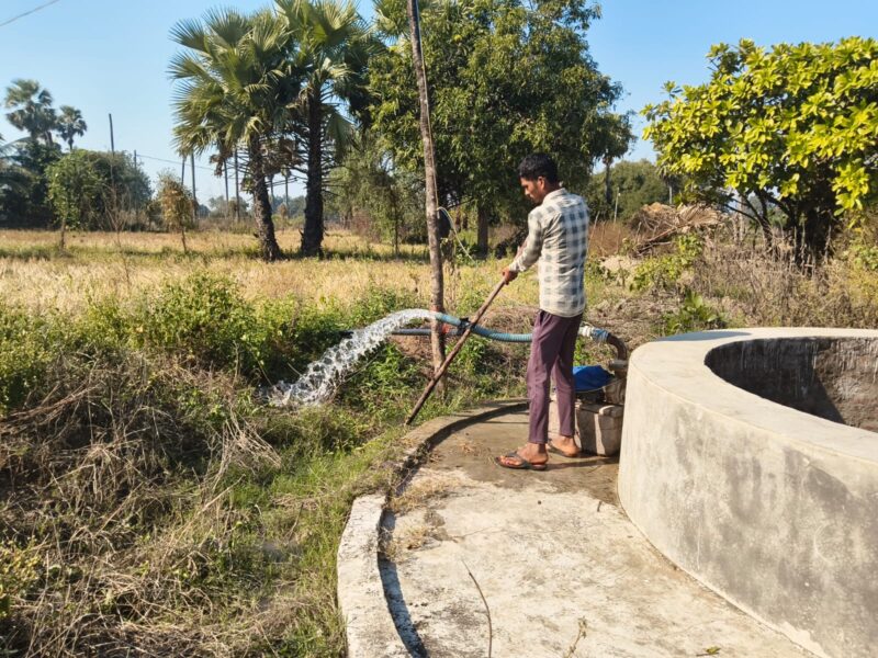 मनरेगा कुआं किसान