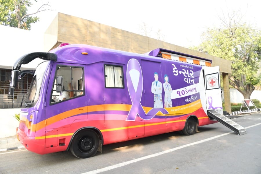 Asha One' mobile cancer scanning unit