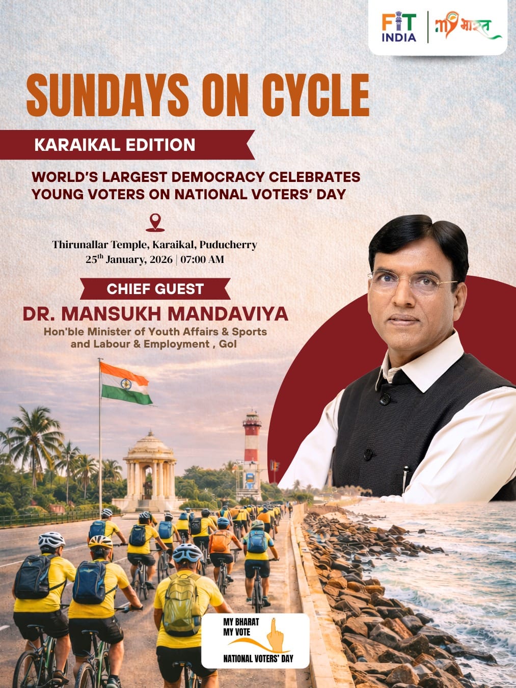 Fit India Sunday on Cycle