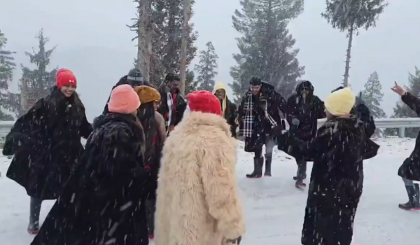 Fresh snowfall in Bhaderwah