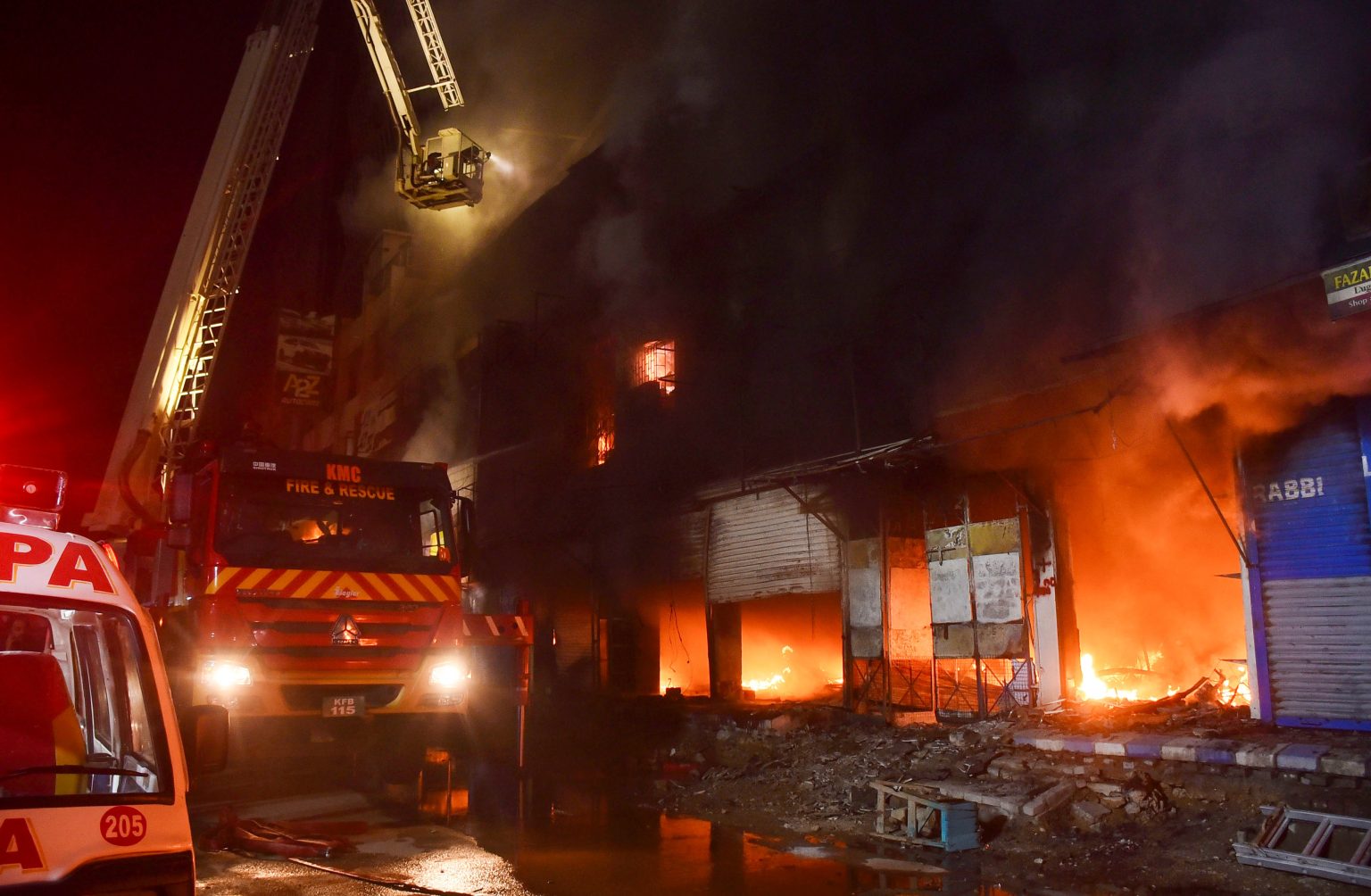 Gul Plaza fire