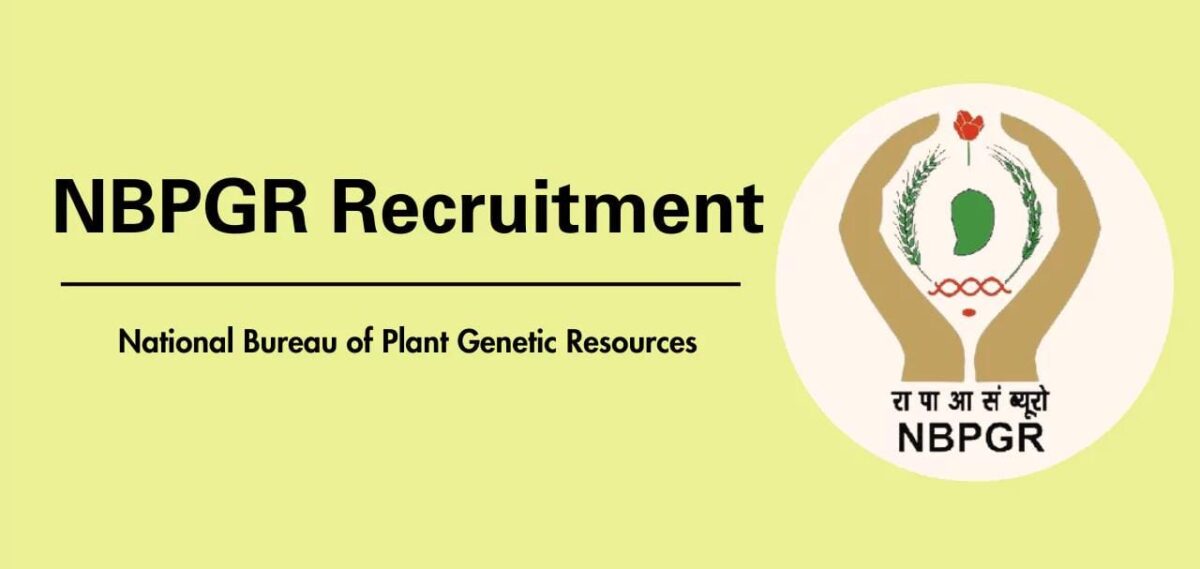 ICAR NBPGR Research Associate भर्ती