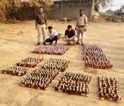 खरोरा अवैध शराब जब्ती