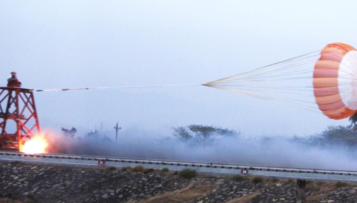 gaganyaan-parachute-test