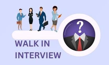walk in interview
