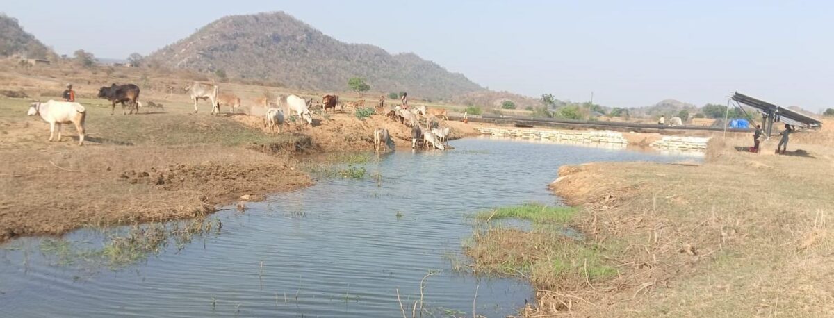 Panari drain becomes lifeline of village