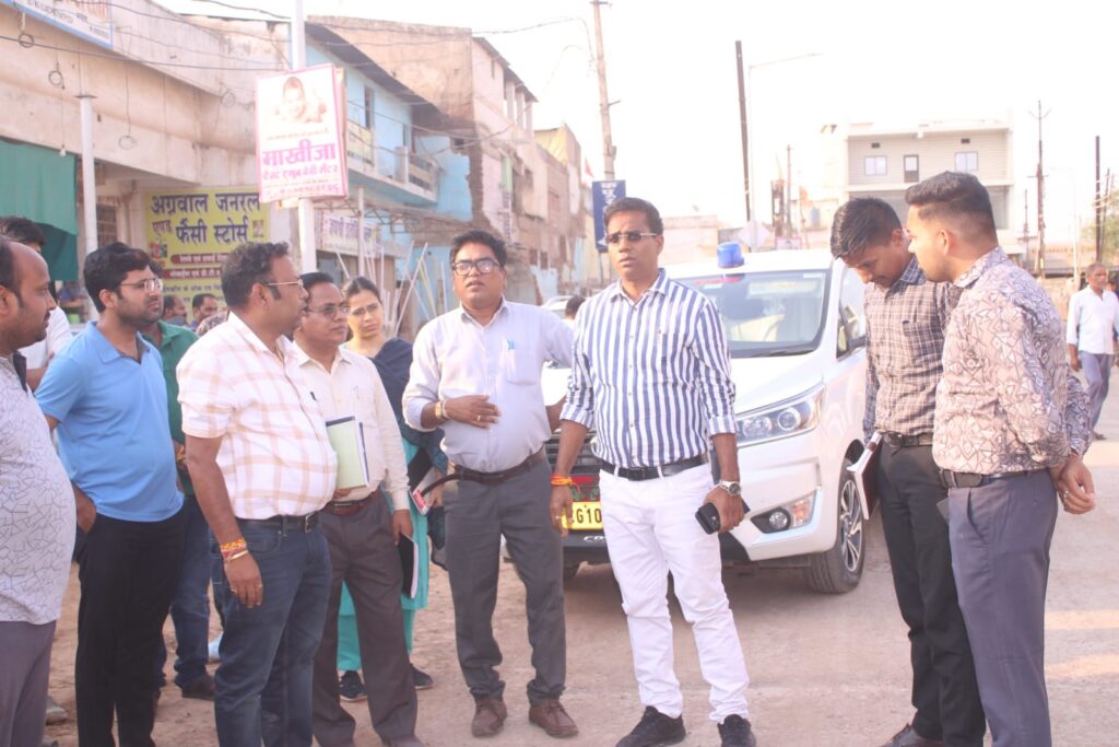 Sarsiwa Saraipali road construction